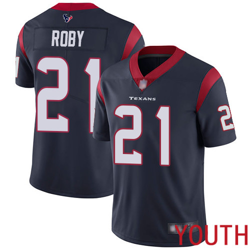 Houston Texans Limited Navy Blue Youth Bradley Roby Home Jersey NFL Football 21 Vapor Untouchable